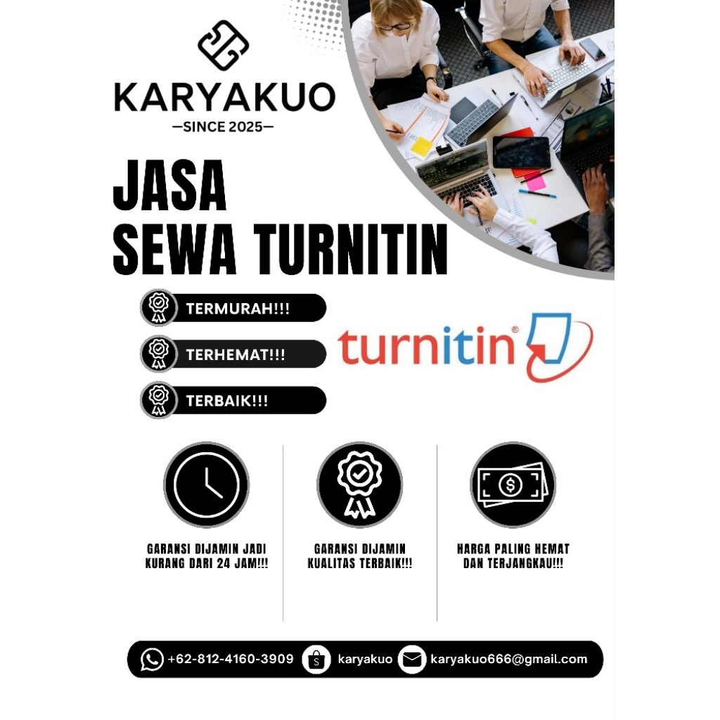 SEWA AKUN TURNITIN TERMURAH
