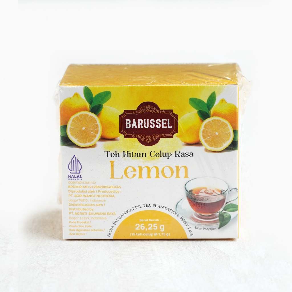 BARUSSEL Lemon Tea | Teh Celup Rasa Lemon