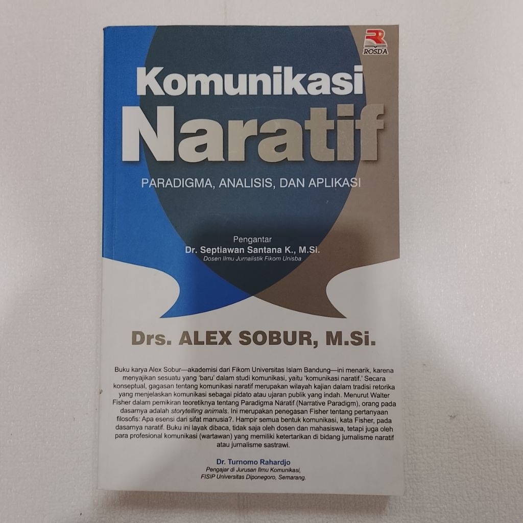 Komunikasi Naratif PARADIGMA,ANALISIS,DAN APLIKASI
