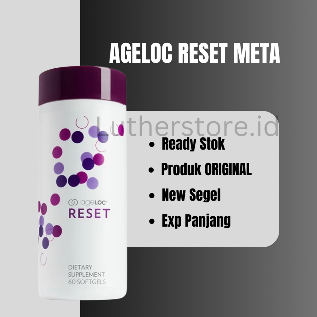 Suplemen Reset Meta Agelock isi 60 caps ED 2027
