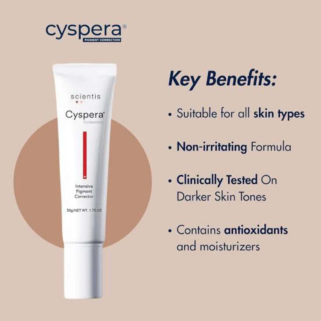 cyspera intensive 30 gr mengatasi flek