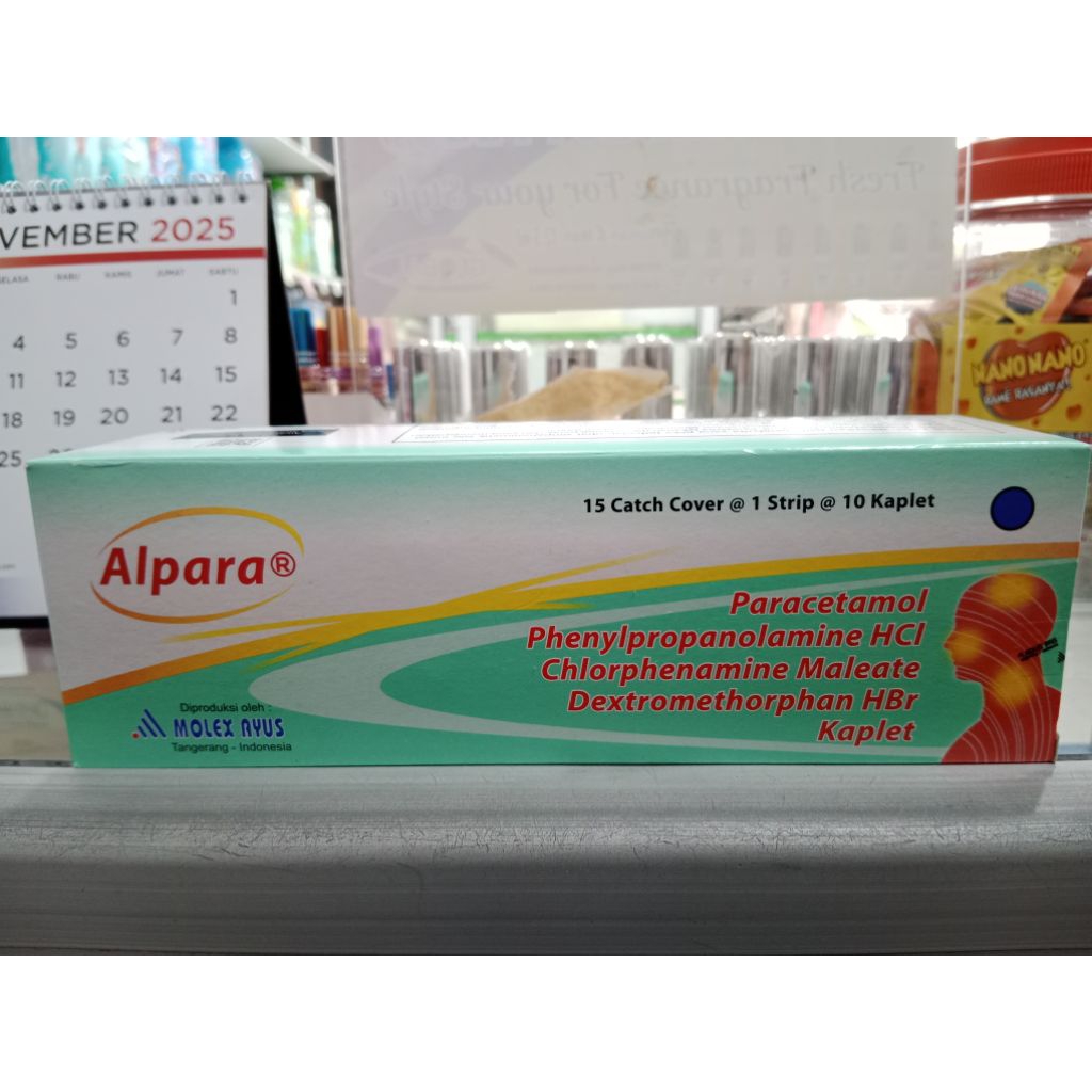 Alpara 1 box isi 15 strip(150 tablet)