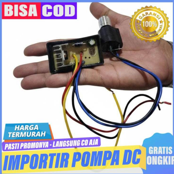 Potensio DUAL POMPA  DC - DUAL  PUMP 12V 12A - ORIGINAL HIU