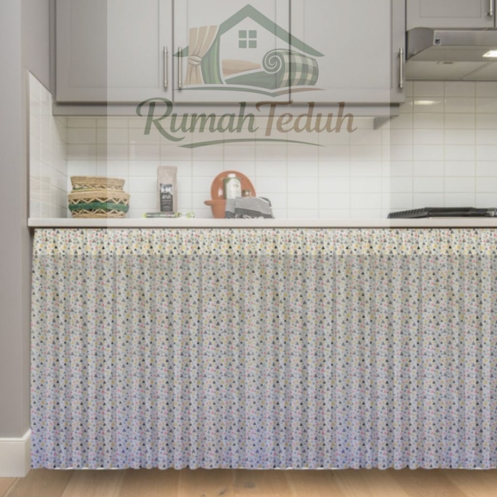 GORDEN KOLONG DAPUR | GORDEN MEJA DAPUR MINIMALIS ESTETIK