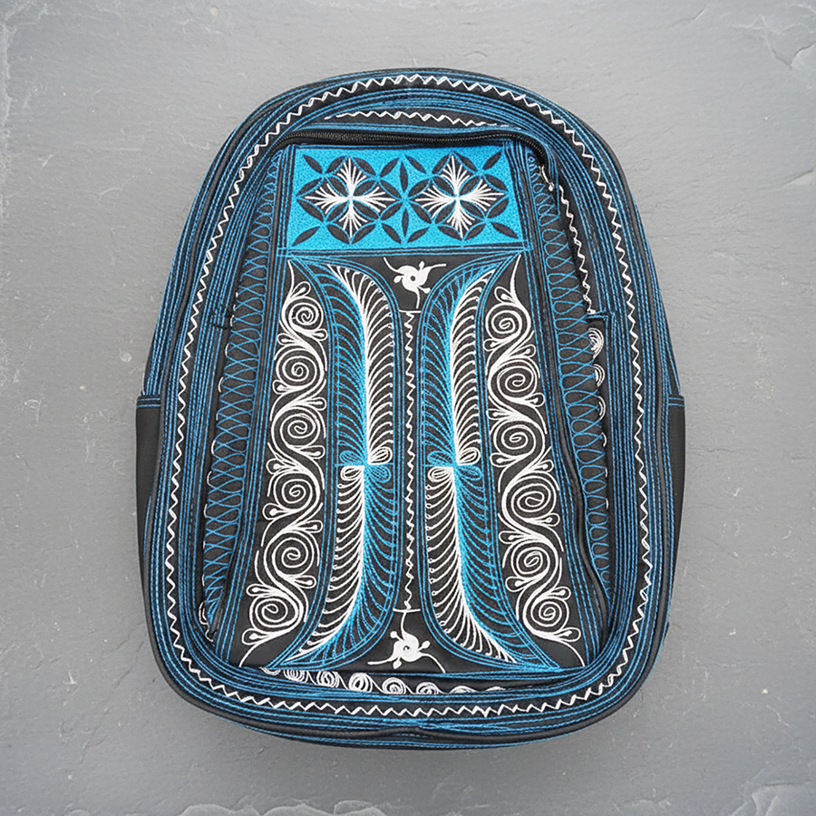 Tas Ransel Bordir Motif Khas Aceh Ukuran Sedang Desain Etnik Aceh Unik dan Menarik Cocok untuk Kebut