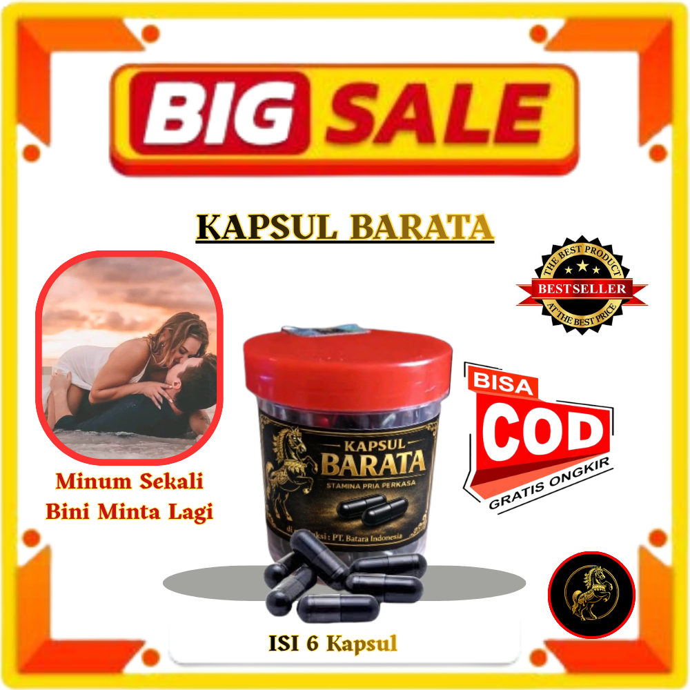 Madu Bubuk BARATA kapsul kuat Obat Kuat Original Tahan Lama Stamina Pria Original
