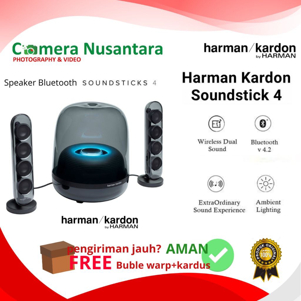 Harman Kardon Soundstick 4 / Speaker Harman Kardon Soundstick 4 Bluetooth Speaker Garansi Resmi
