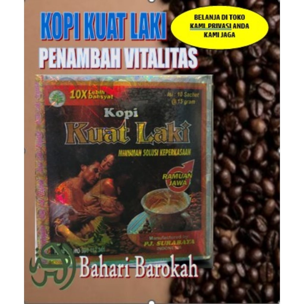Kopi Instan Kuwat Laki Laki