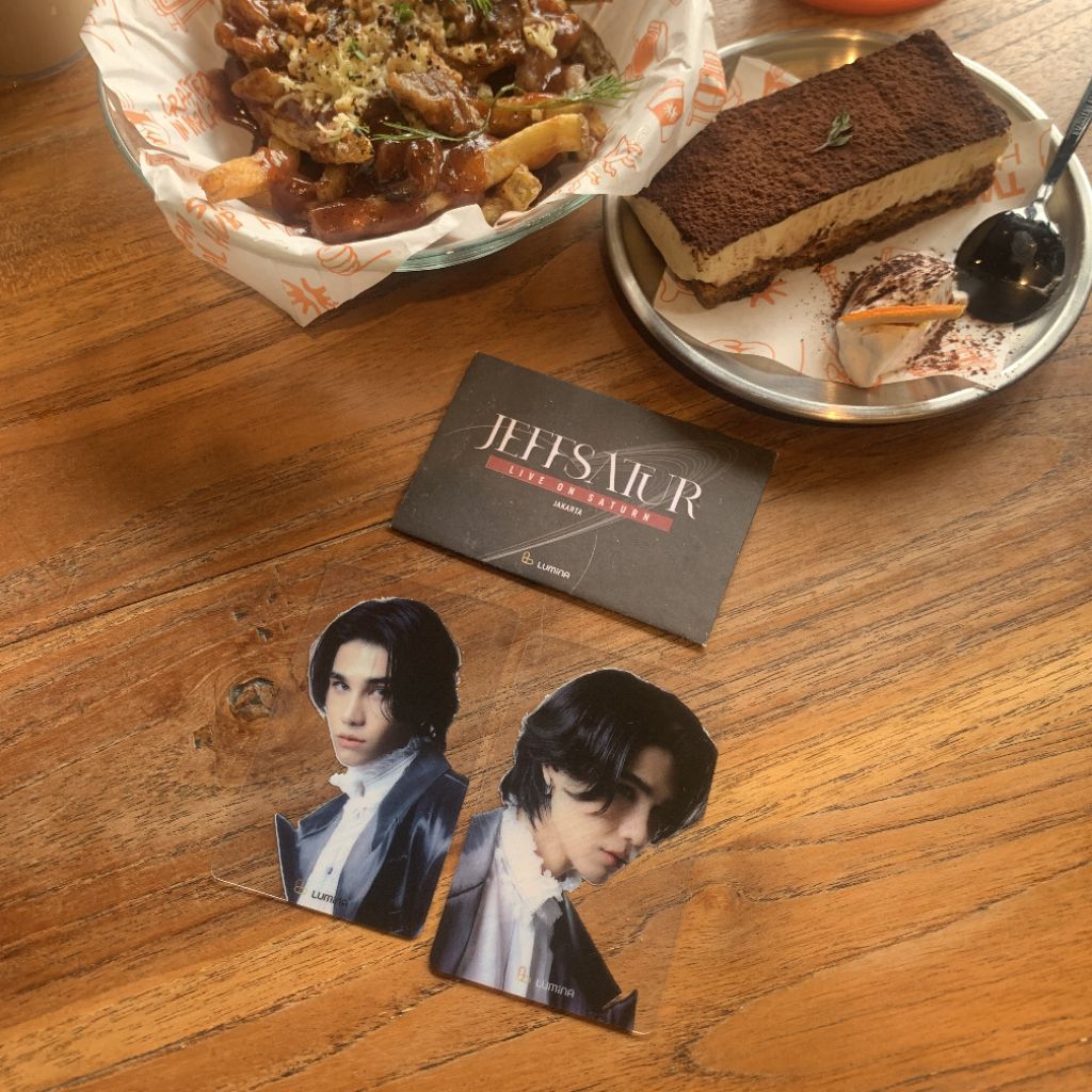 PHOTOCARD KONSER JEFF SATUR JAKARTA LIMITED EDITION LIVE ON SATURN OFFICIAL MERCH PC THAILAND BL