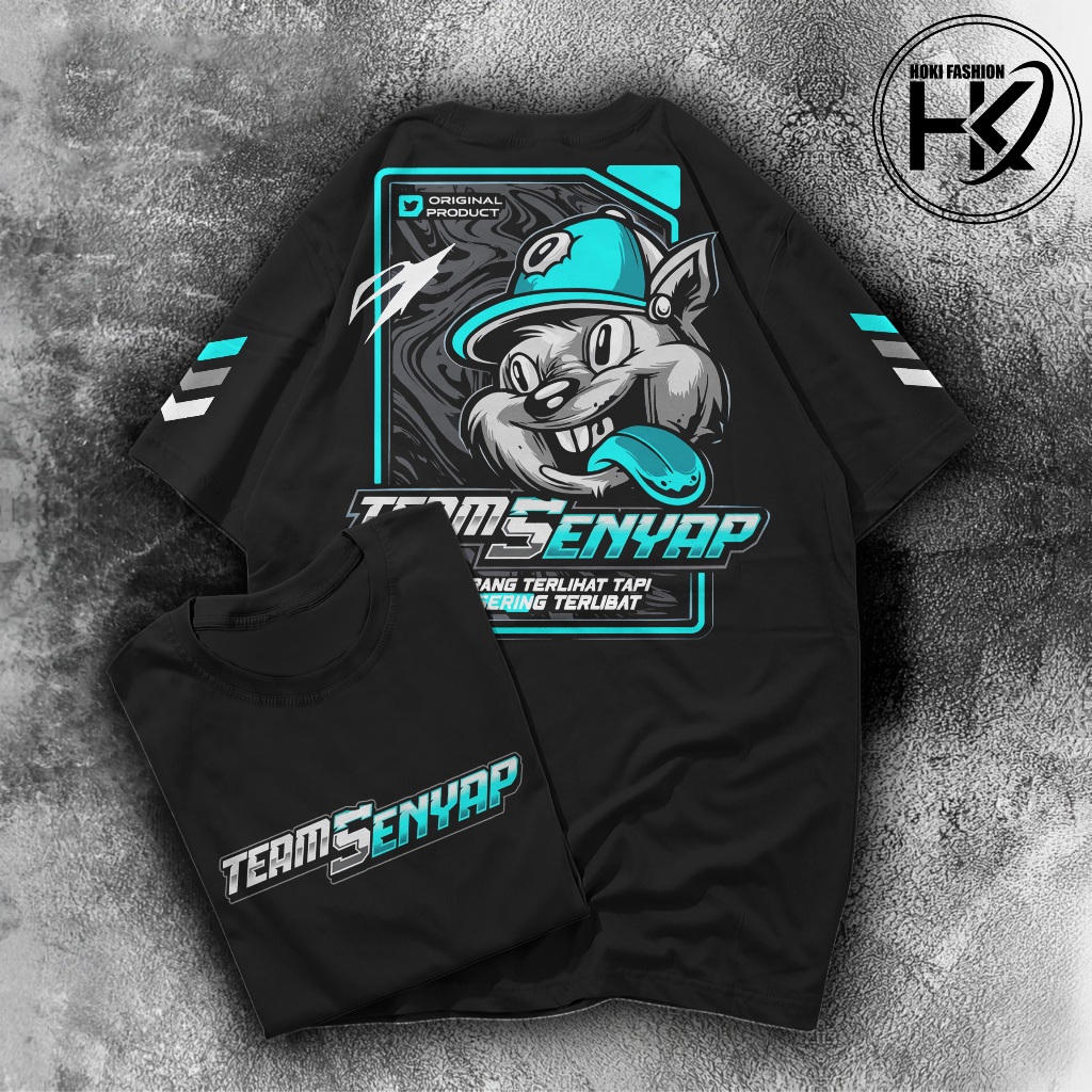 Kaos Team Senyap Jarang Terlihat Tapi Sering Terlibat / Baju Distro Team Senyap