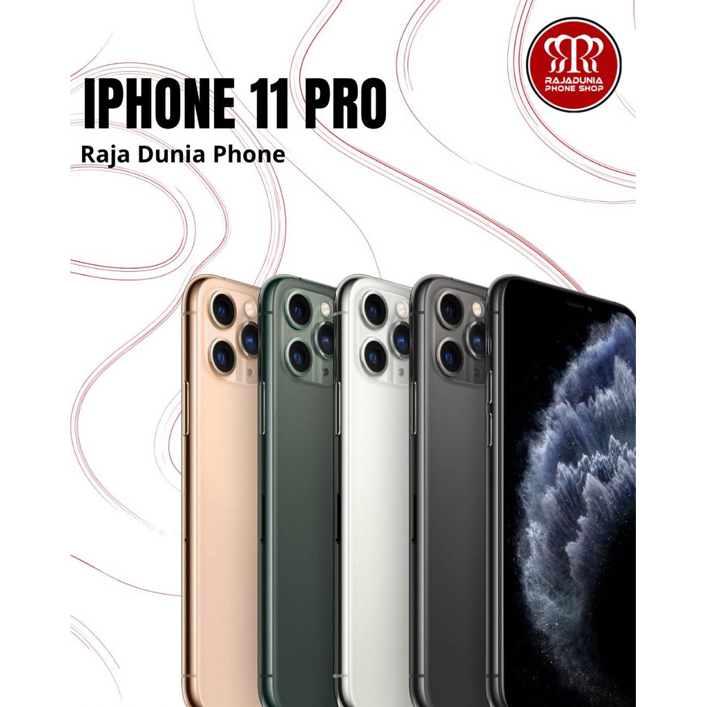 IPHONE 11 PRO 64GB 256GB ORIGINAL SECOND LIKE NEW