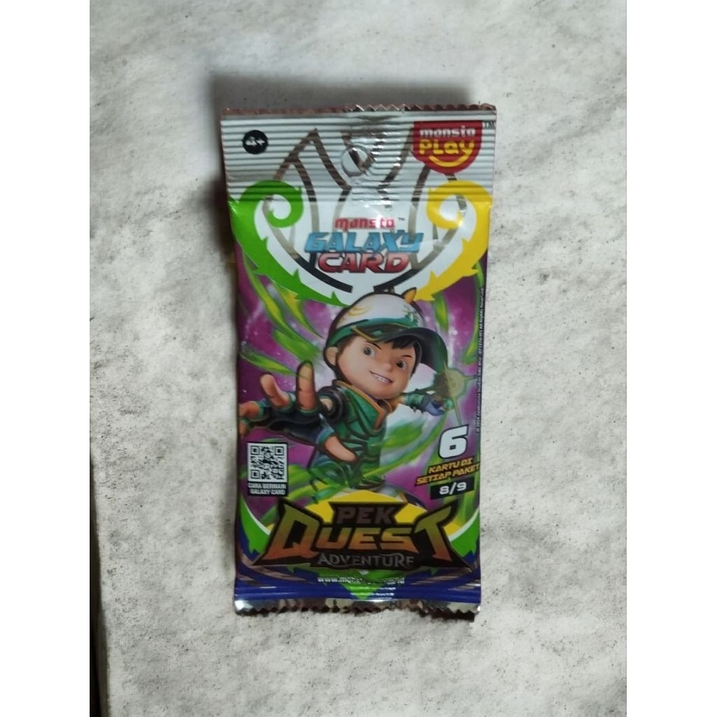 Koleksi Kartu BoBoiBoy Sori Hijau Seri Pek Quest Adventure Nomor 8/9 Kartu Boboiboy Sori Terbaru Lan