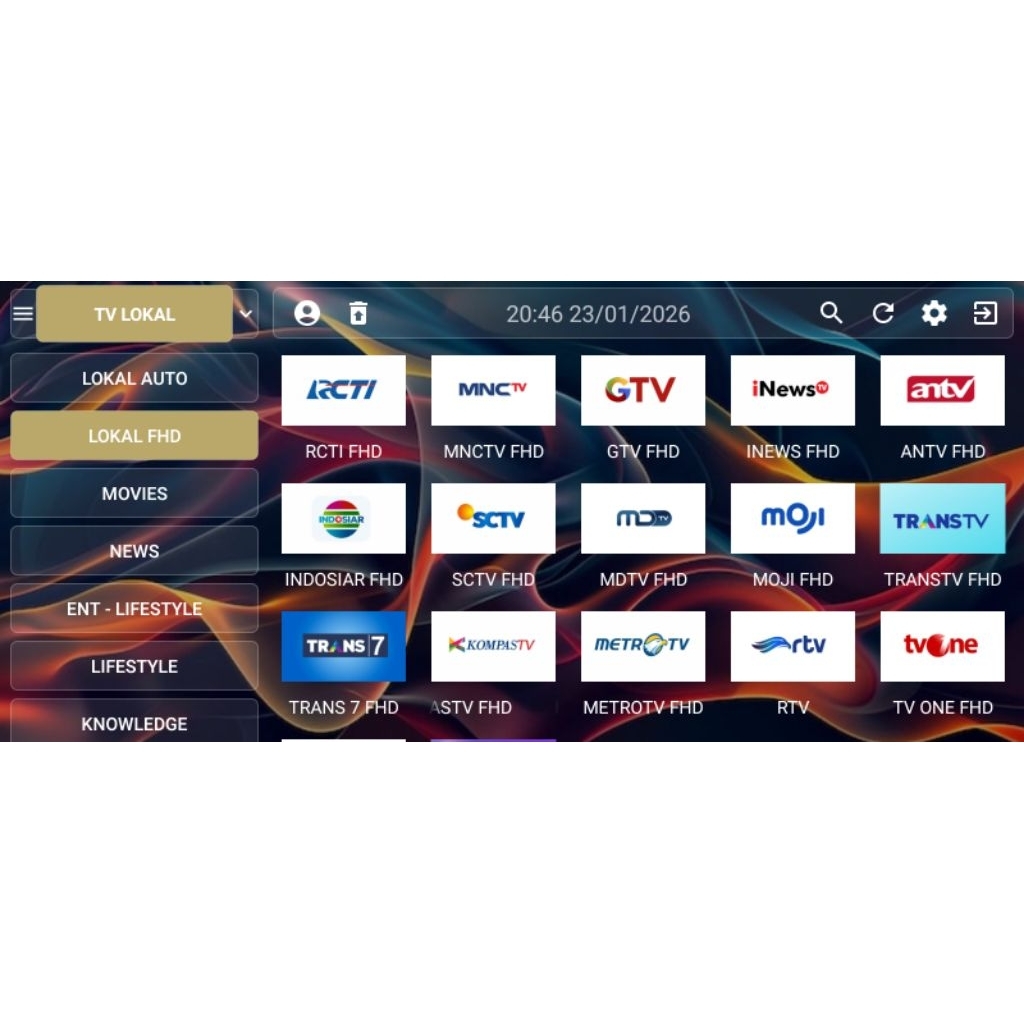 Aplikasi DIX TV Premium - Streaming Channel TV Dan Film Negeri Dan Luar Negeri Bebas Iklan, Murah Da