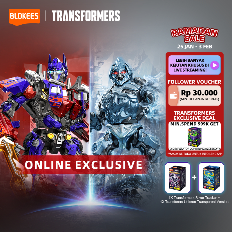 [ONLINE EXCLUSIVE] Blokees Transformers LIMITED EDITION Classic Class EX Optimus Prime Megatron