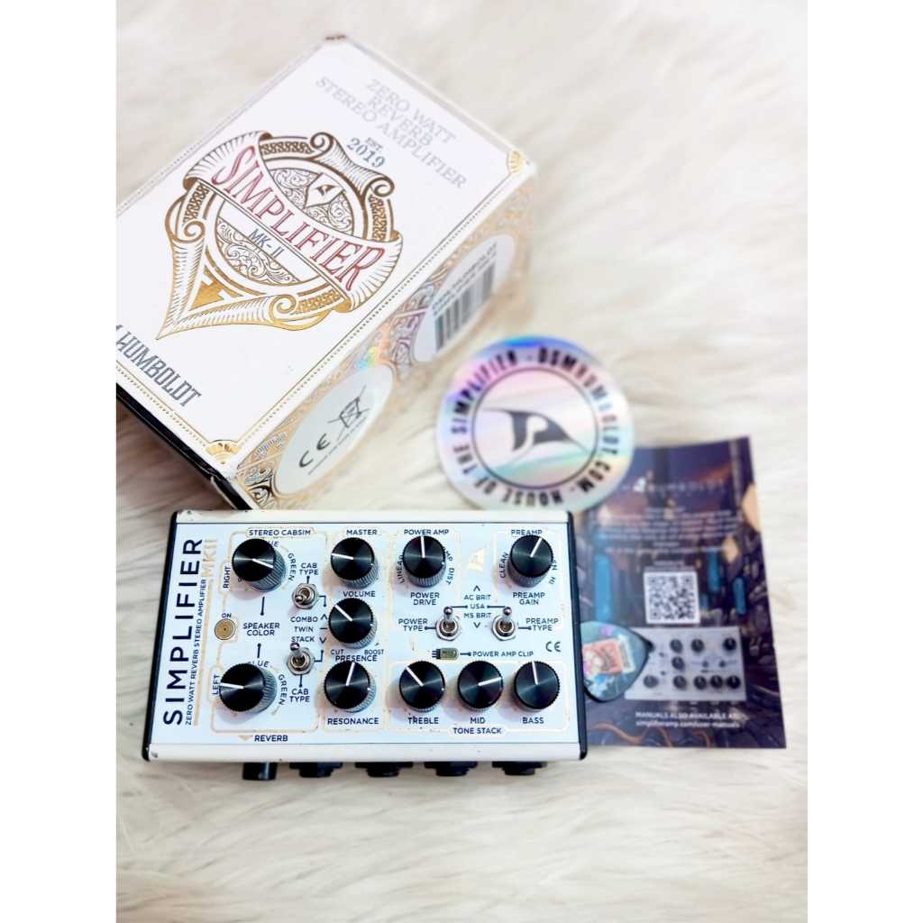 DSM Humboldt Simplifier MKII MK2 Preamp Ampli Cabinet Simulator pedal efek gitar bass