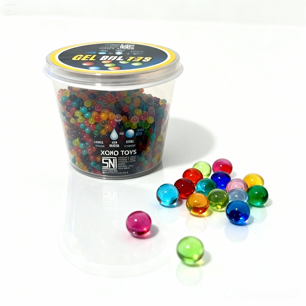 MAINAN ANAK PELURU GEL BLASTER REFIL GEL BLASTER ISI TEMBAKAN GELL BLASTER SNI