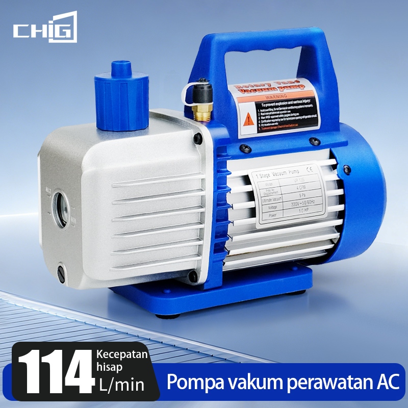 Vacuum Pump CHIGE AC 1/4 PK 1/3 PK Mesin Vakum Listrik