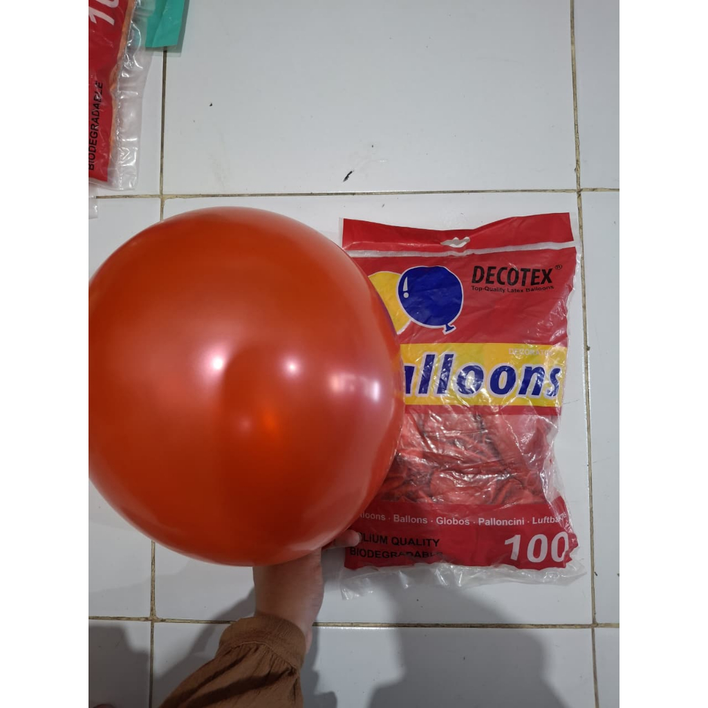 Balon metalik merah |Balon metalik murah |Balon grosir |Balon isi 100pcs