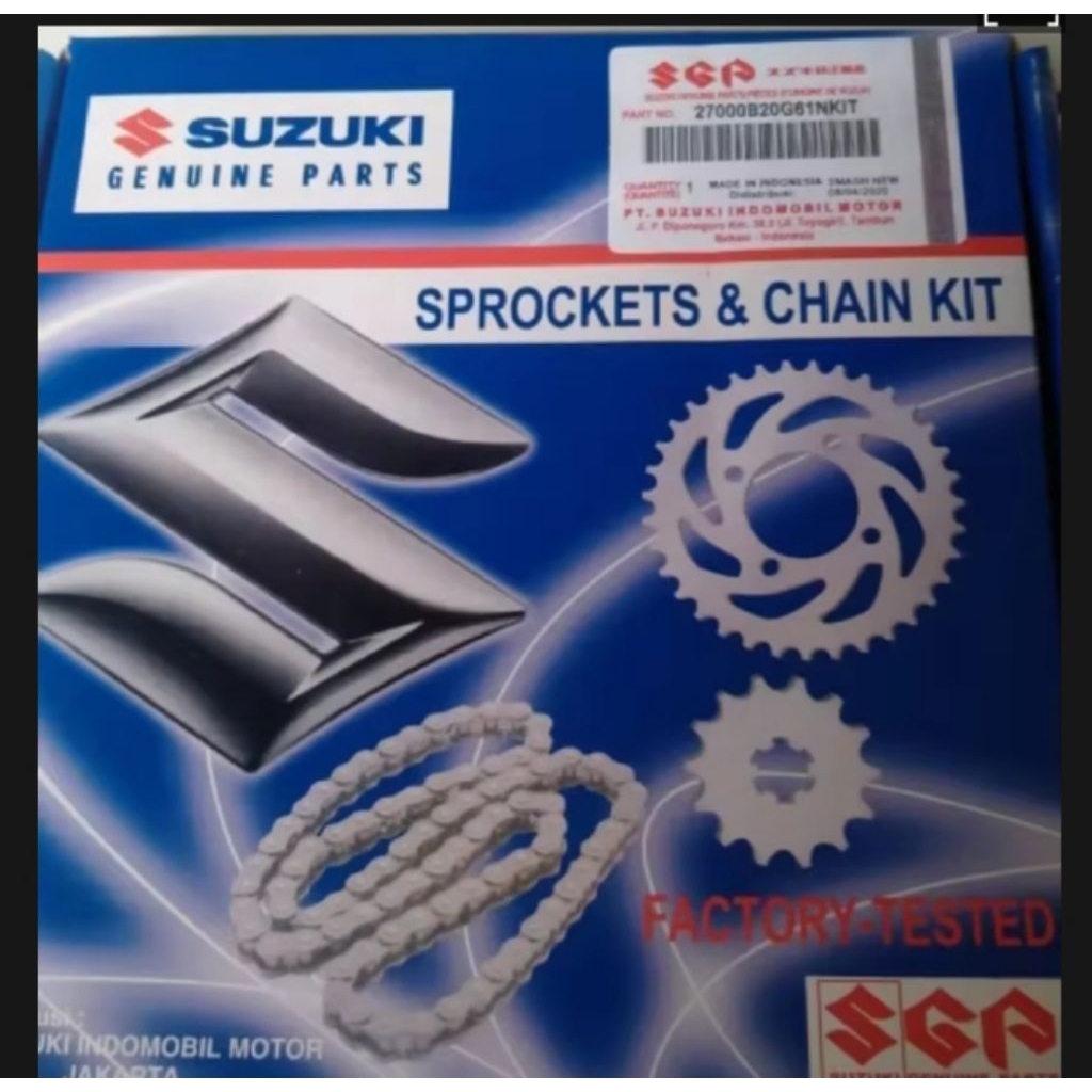 gear set suzuki smash lama original bawaan motor