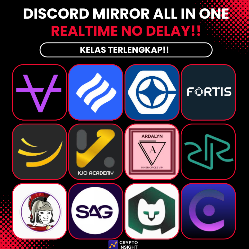 DISCORD MIRROR ALL IN ONE CRYPTO & STOCKS CLASS + MODUL + SIGNAL - CRYPTO INSIGHT BONUS QUEEN INDICA