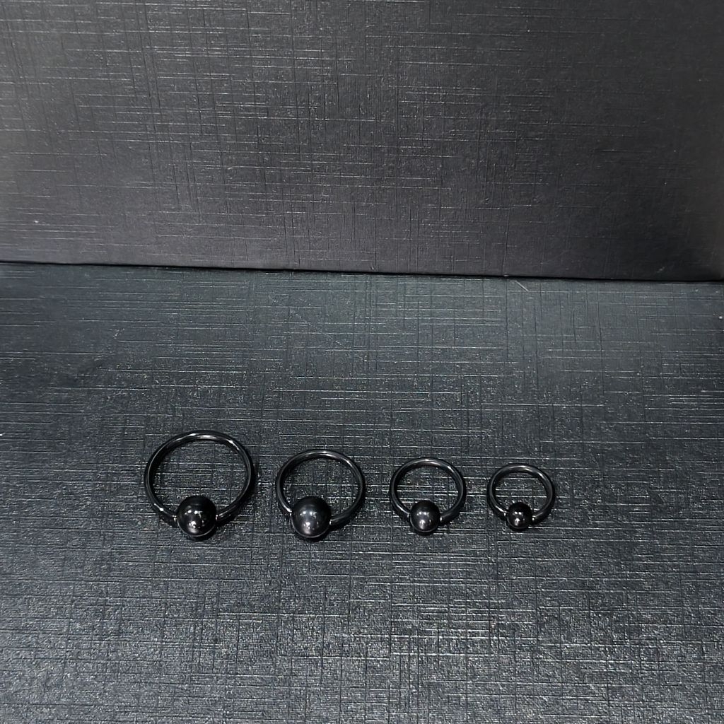 ANTING RINGBALL SEPTUM TITANIUM / TINDIK TELINGA / TINDIK SEPTUM TITANIUM / ANTING HIDUNG TITANIUM /