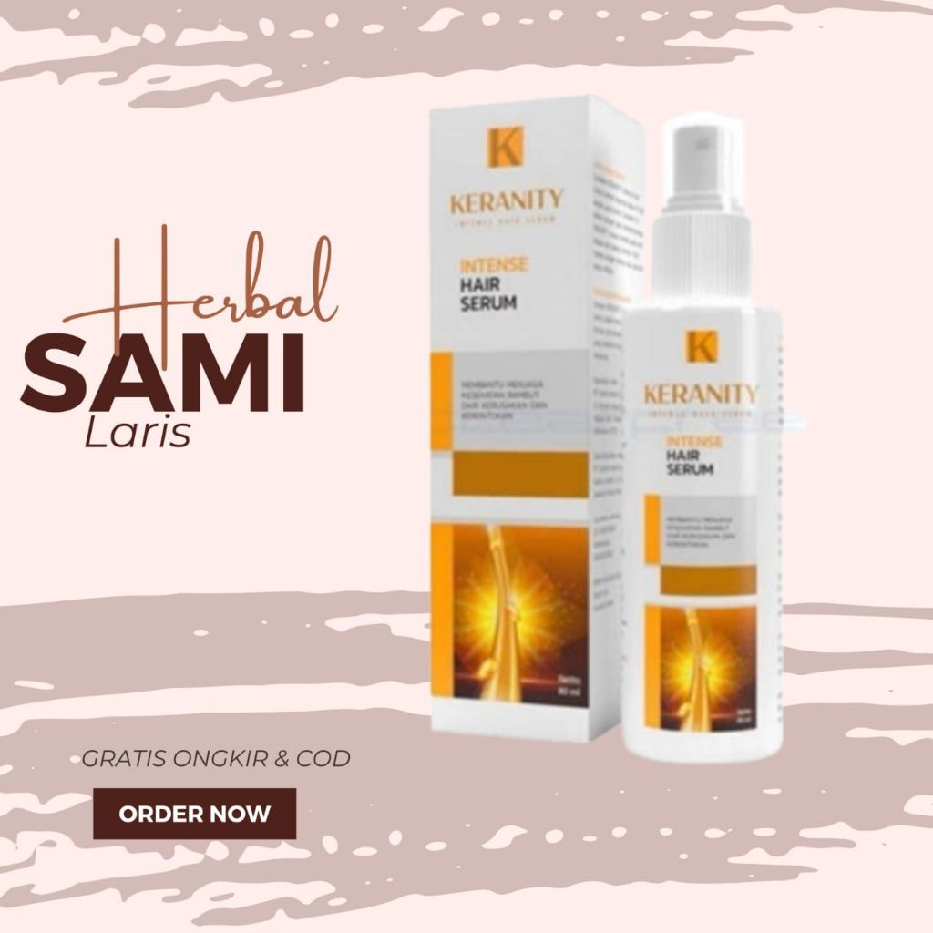 Keranity Asli Solusi Rambut Rontok Hair Serum Penumbuh Dan Penyubur Rambut