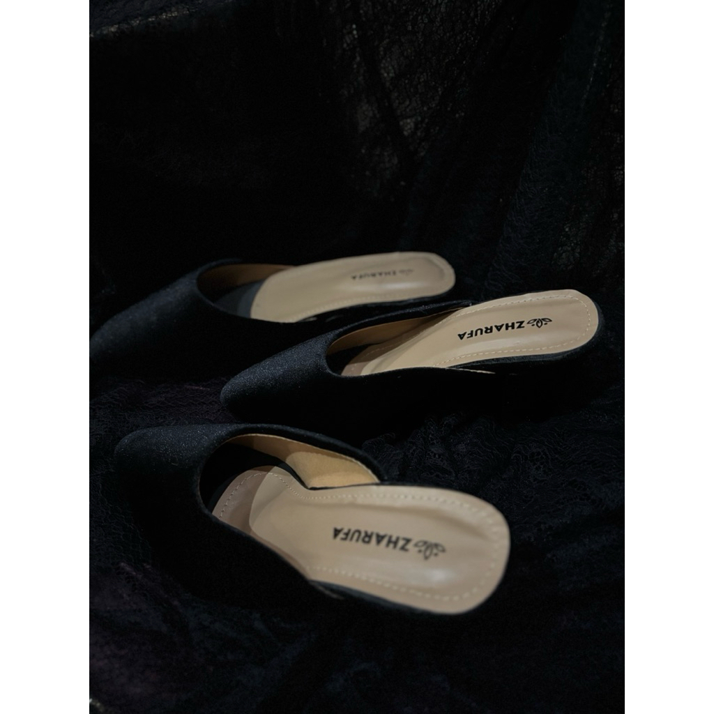 ZHARUFA selop pengantin bludru polos PREMIUM