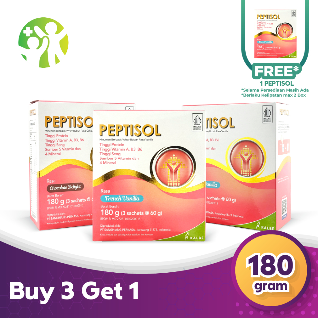 Peptisol 180 gram - Susu Tinggi Protein