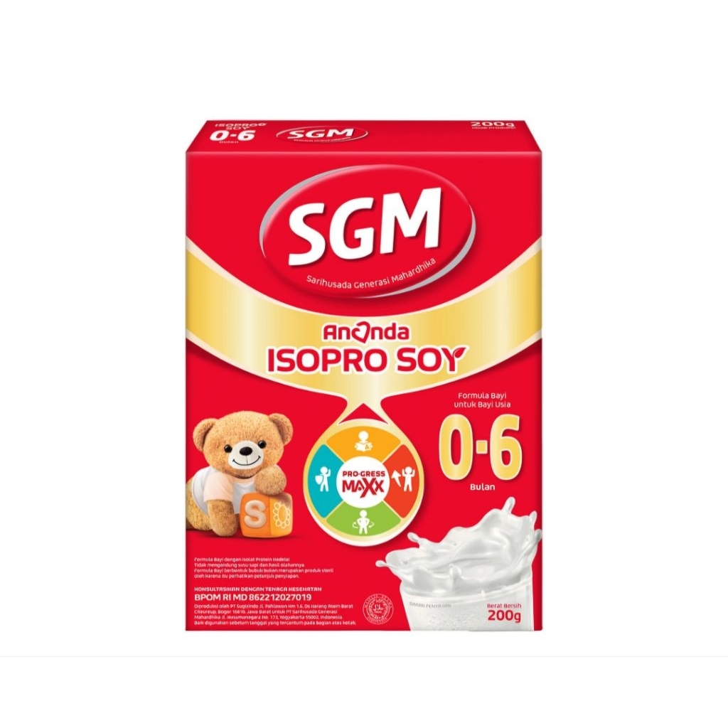 SGM Ananda ISOPRO SOY  0-6 Bulan 200gr