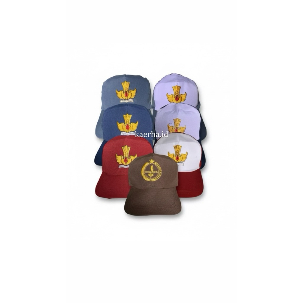 topi sd smp sma pramuka/topi sd/topi smp biru/topi smp biru putih/topi sma/topi pramuka/topi sd mera