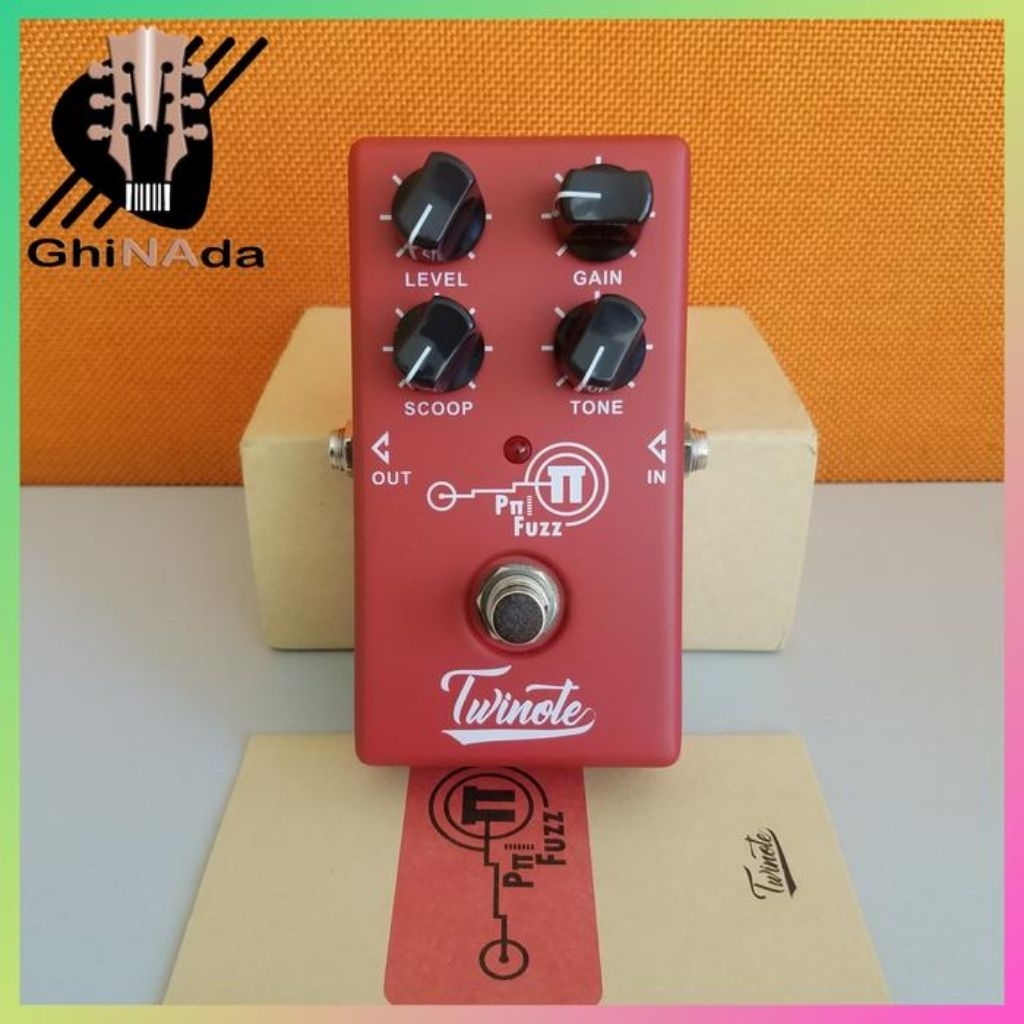 TWINOTE Pi Fuzz Analog Modern P Fuzz Distortion Efek Pedal
