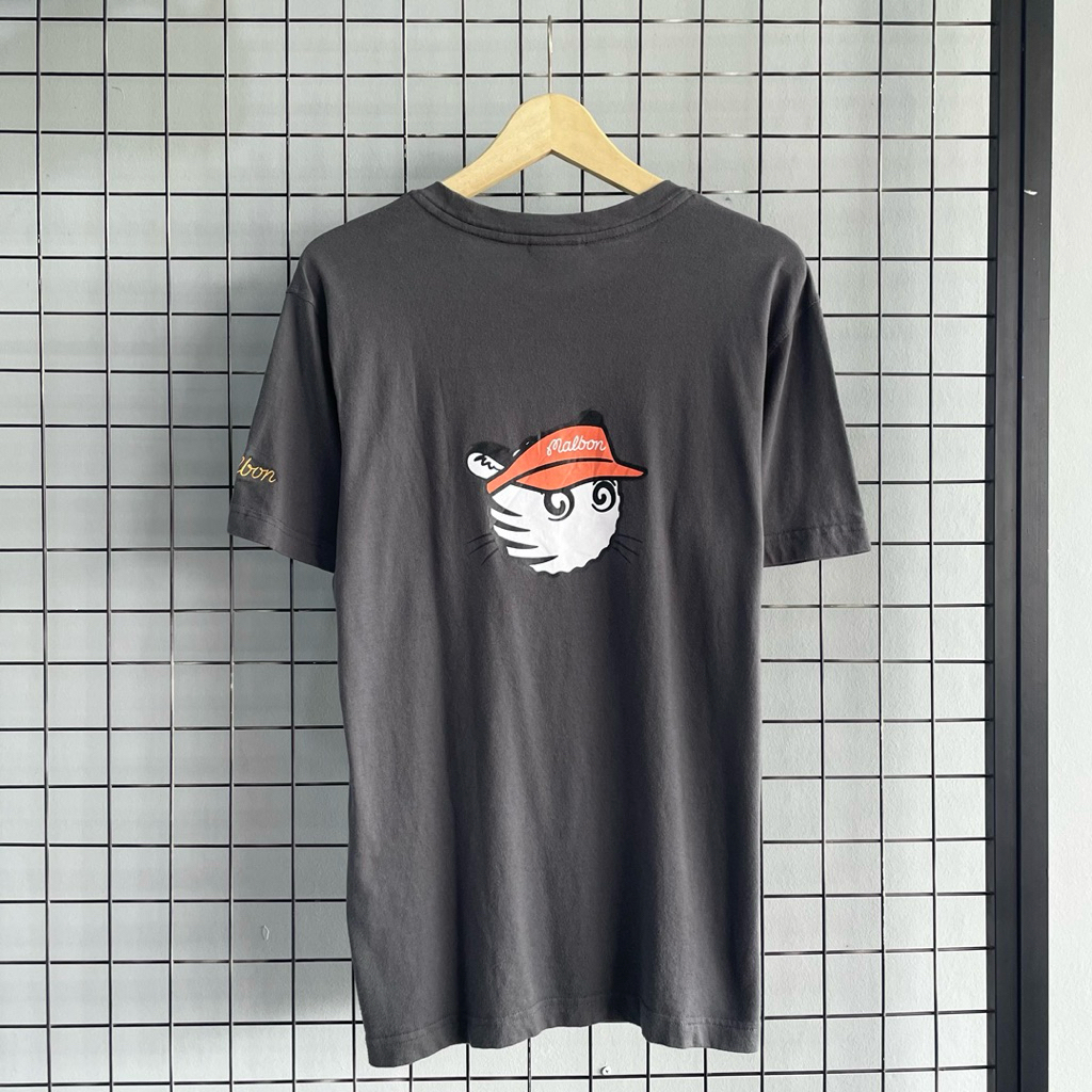 Malbon Golf T-shirt in Grey / Kaos Golf Malbon