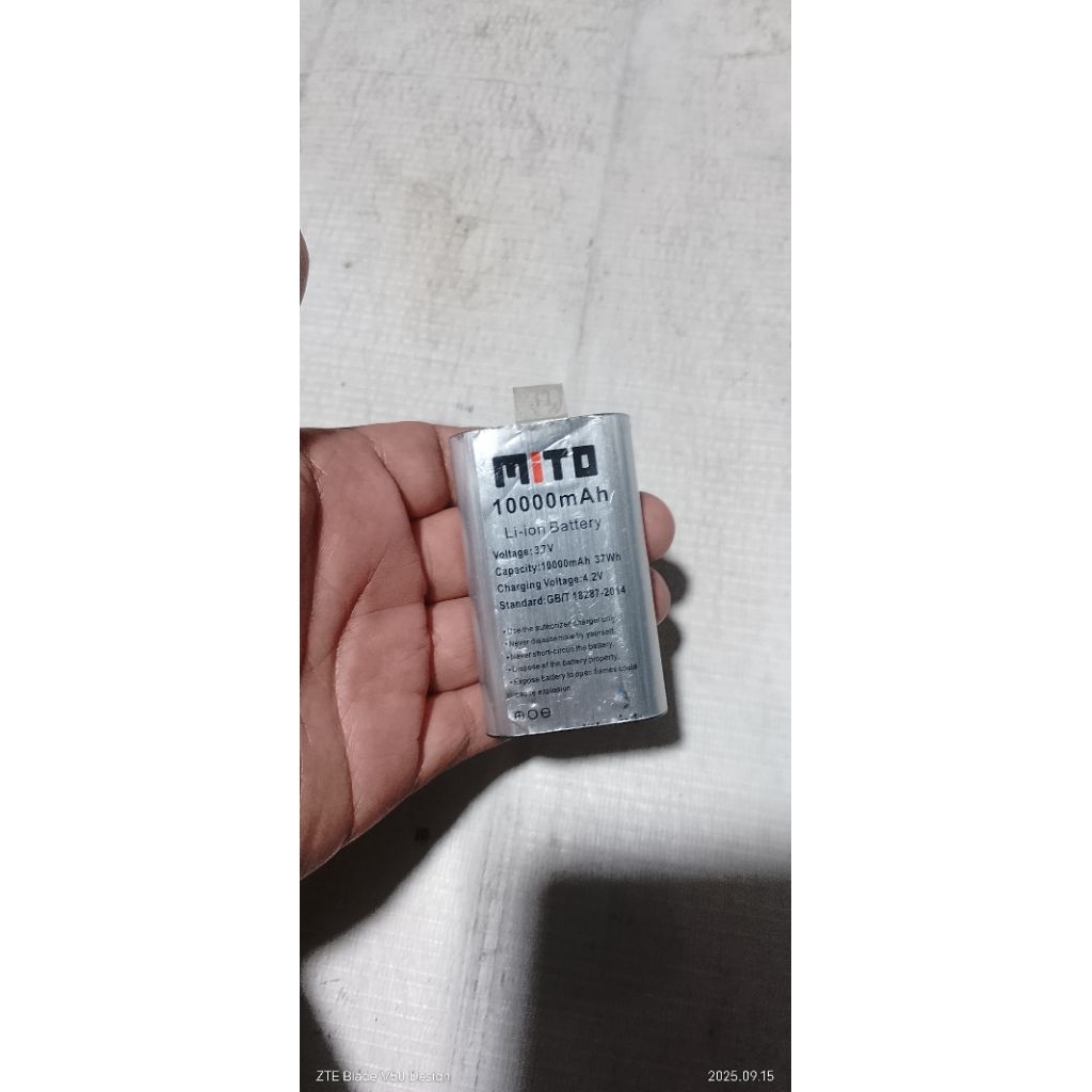 battery Mito 890 baterai mito 890 second