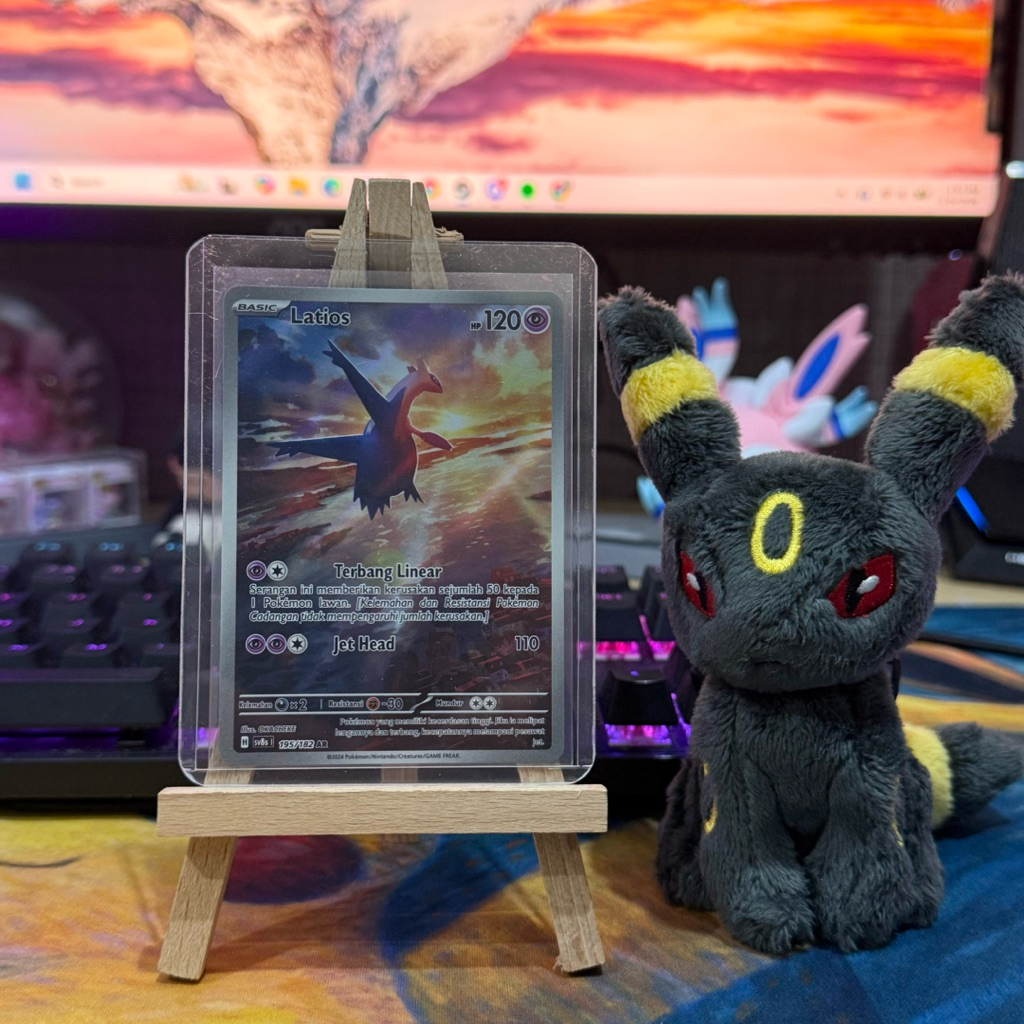 Pokémon Card Latios AR Art Rare Original Indonesia / Pokemon Latios Indonesia / Kartu pokemon AR Lat