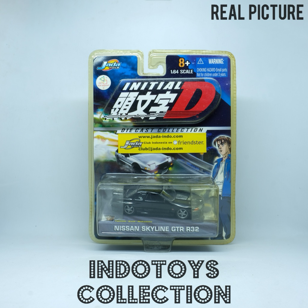 Jada Toys ~ Nissan Skyline GTR R32 Initial D Rare