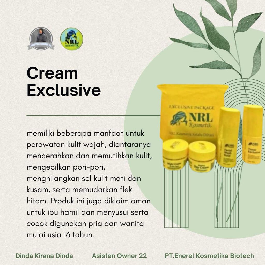 Cream Wajah BPOM Penghilang Flek Hitam & Jerawat | Glowing & Lembut | NRL Original