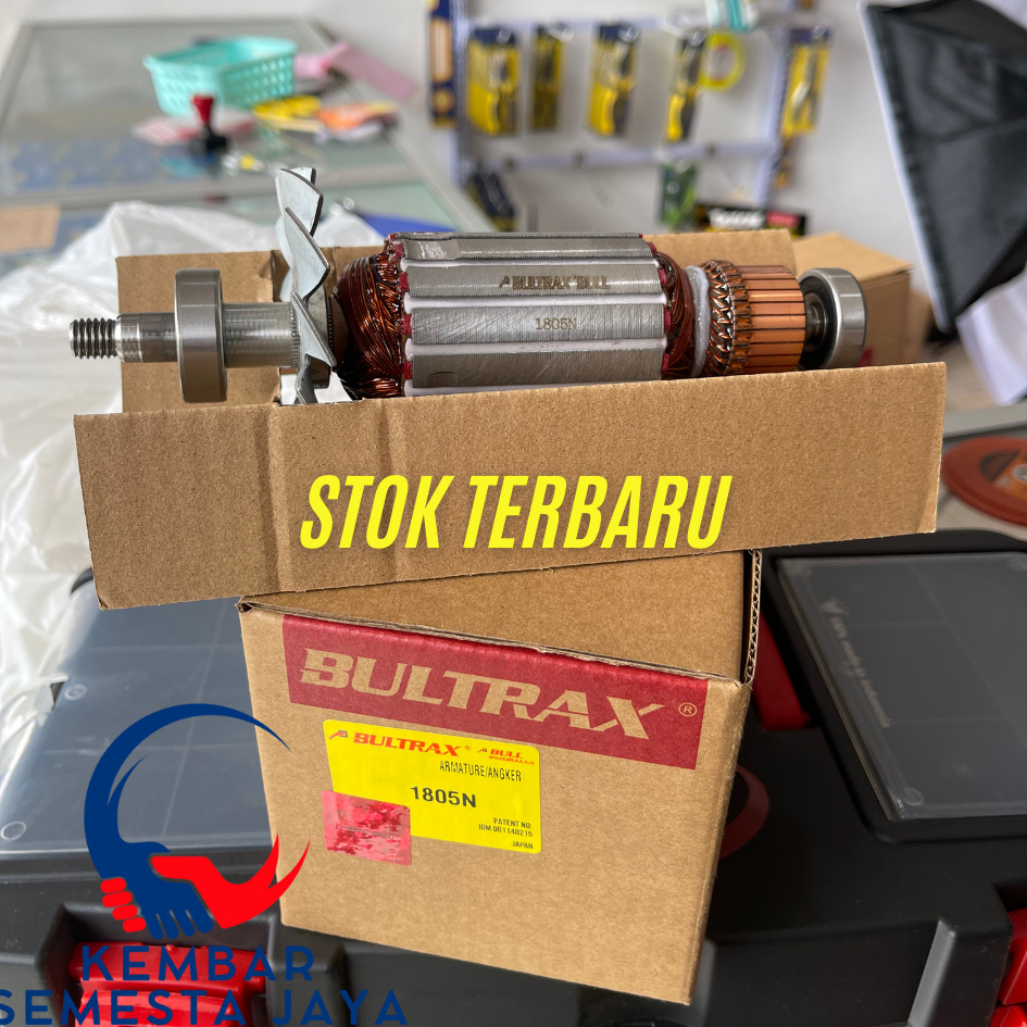 BULTRAX BULL Armature MAKITA 1805N Asli SERUT KAYU Ketam 1805 N Angker Rotor Planer MESIN SUGU Dinam