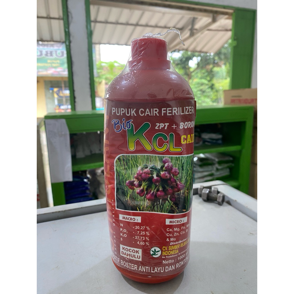 KCL cair 1 liter booster anti layu dan rontok