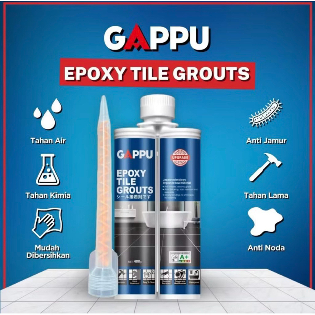 GAPPU Nat Lantai Premium Epoxy Tile Grout Waterproof Marmer Keramik