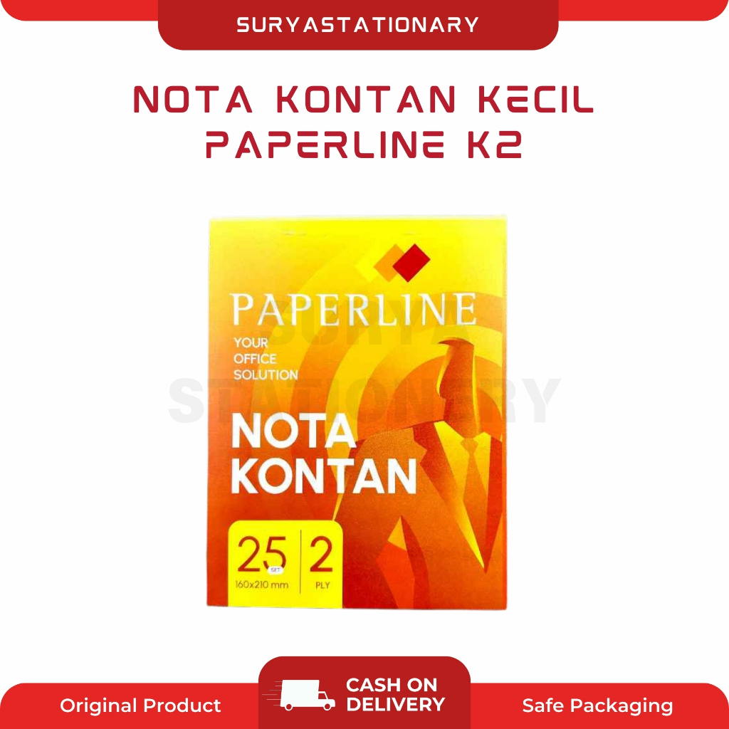(PAK) NOTA KONTAN PAPERLINE K2 / NOTA KONTA PAPERLINE KK K2