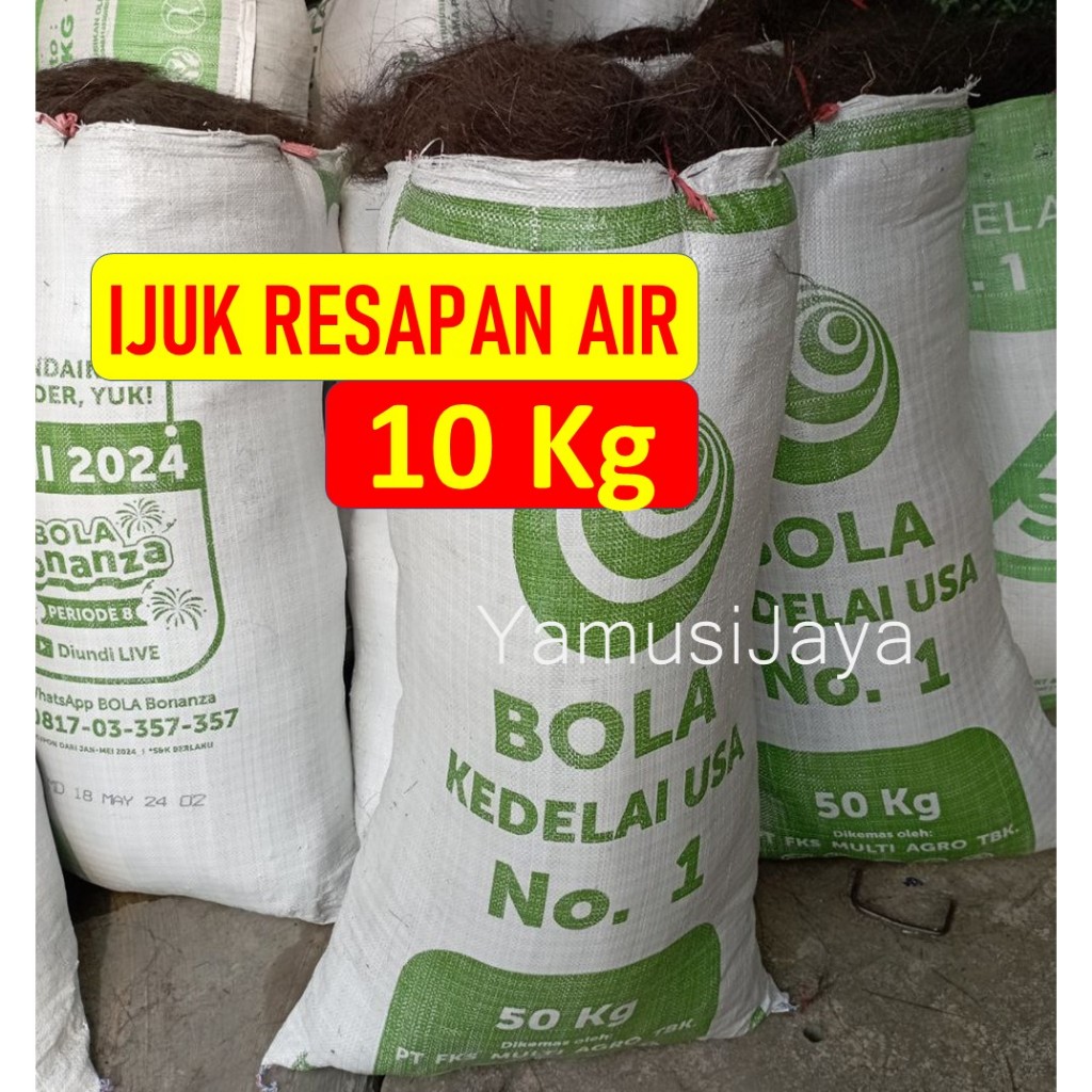 1 Karung Ijuk Resapan Air  , Ijuk Resapan Saringan Filter Air