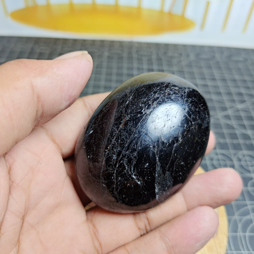 Batu Natural Black Tourmaline Palm (5)