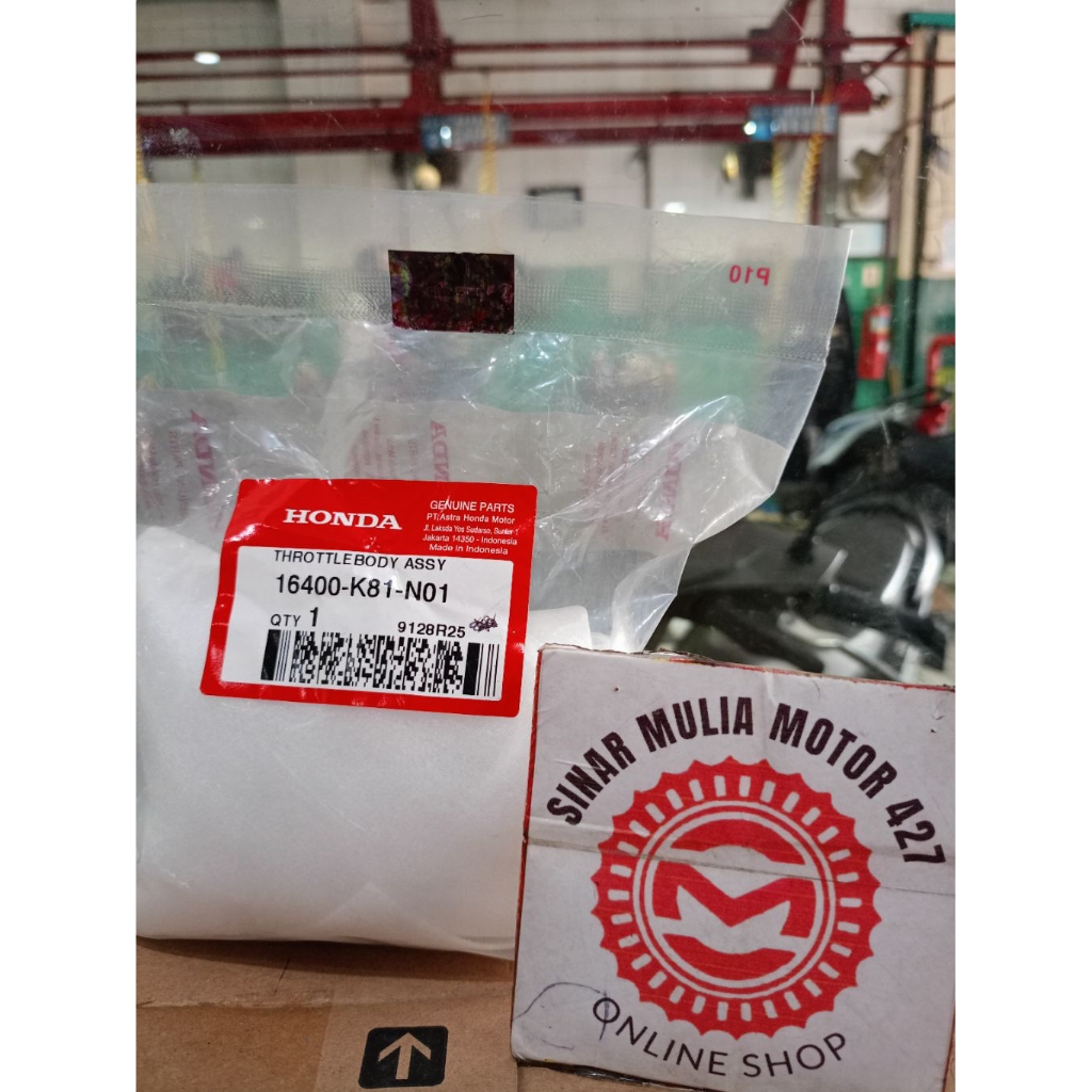 Throttle Body Set Sensor TPS Set Beat Fi new 2017 2018 2019 Ori AHM 16400K81N00