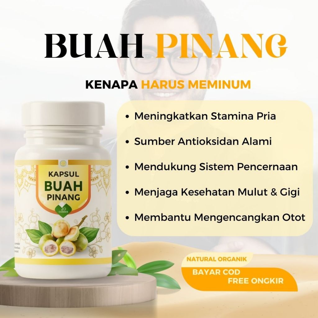 KAPSUL BUAH PINANG KUAT TAHAN LAMA KAPSUL BUAH PINANG ORIGINAL 100%