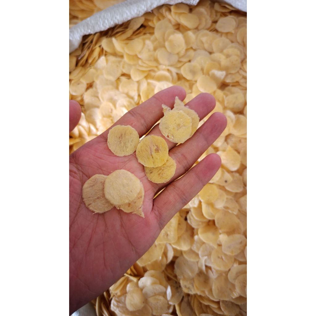 1 kg ‎Opak Singkong, opak mentah uk. KECIL Medan tinggal goreng isi 1000 gram , opak gurih dari Meda
