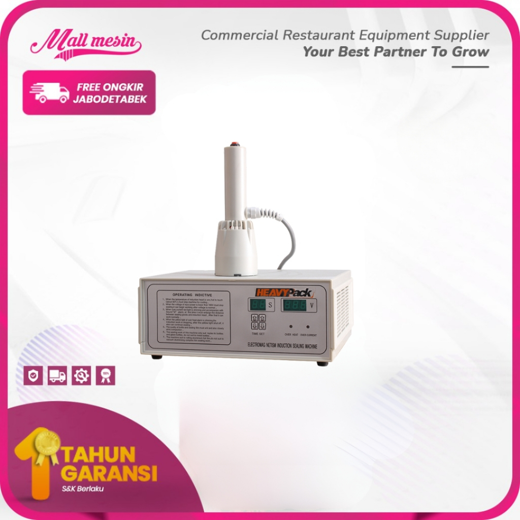Mesin Induksi Sealer Penutup Botol Plastik HEAVYPACK DGYF-S500C | Official Distributor