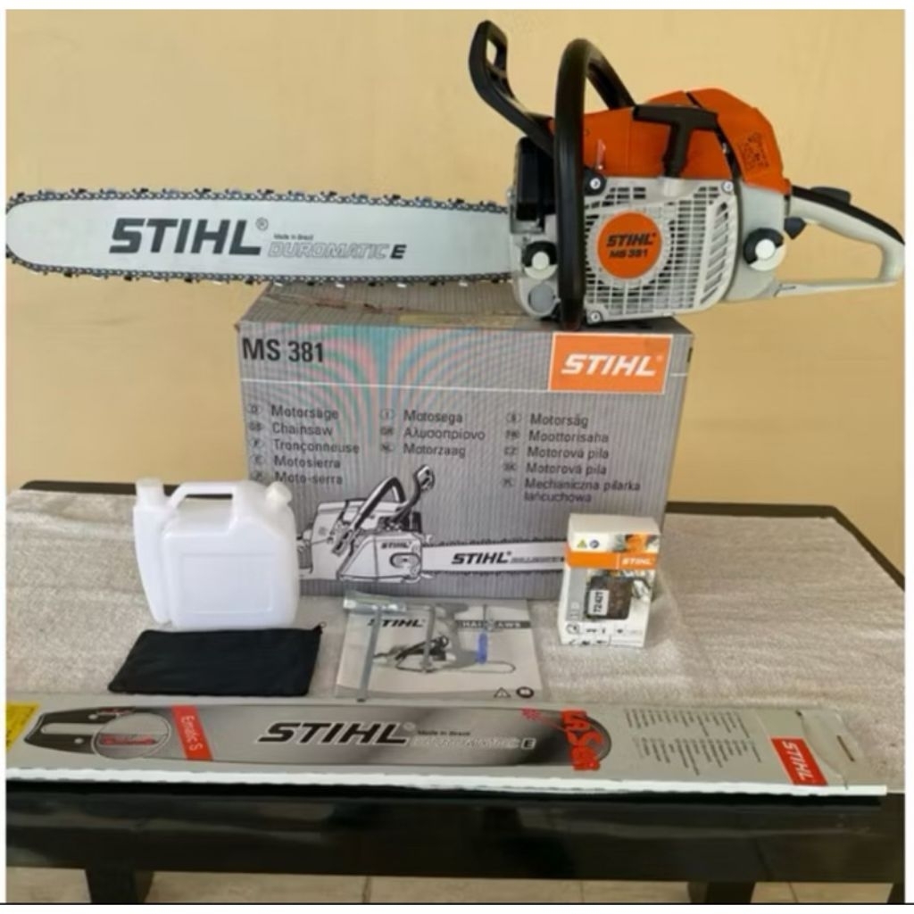 Chainsaw STIHL MS 381 25" / Gergaji Potong Kayu STIHL MS 381 25Inc