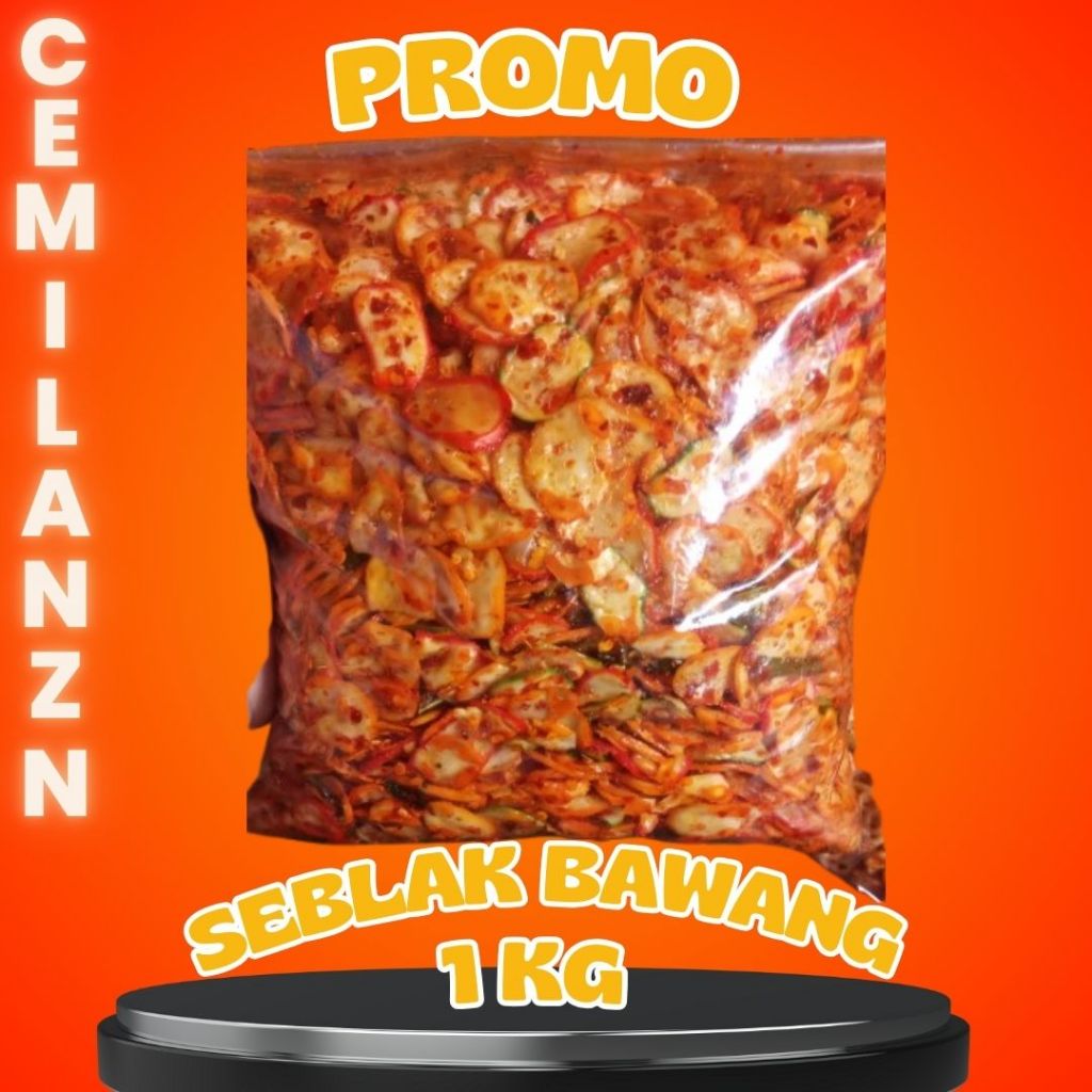 kerupuk seblak bawang seblak kering bumbu basah isi 1kg