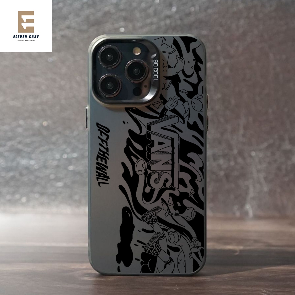 { EC0021 } Softcase Imd Black Vans SAMSUNG A20/A30 A21S A22 4G A24 A25 A26 A30S/A50/A50S A31 A32 4G 