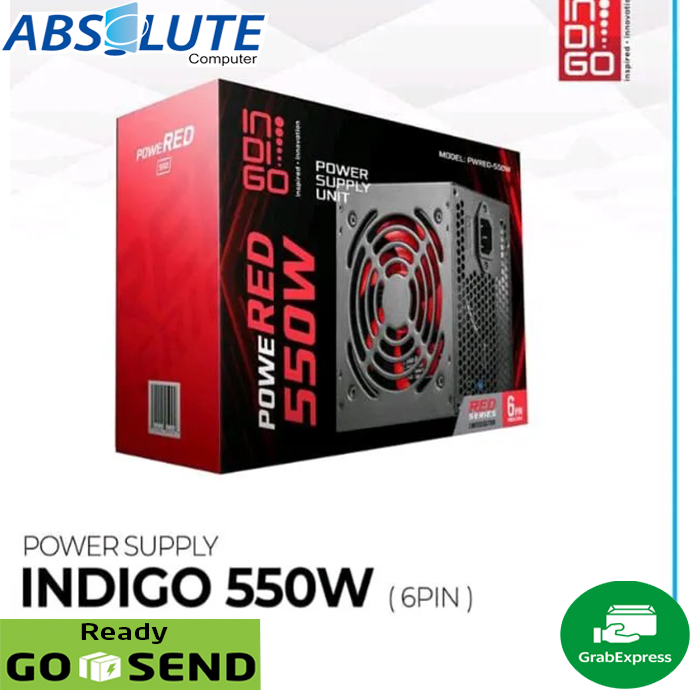 Indigo 550W PSU + 6Pin VGA Support Original 550 W Power Supply